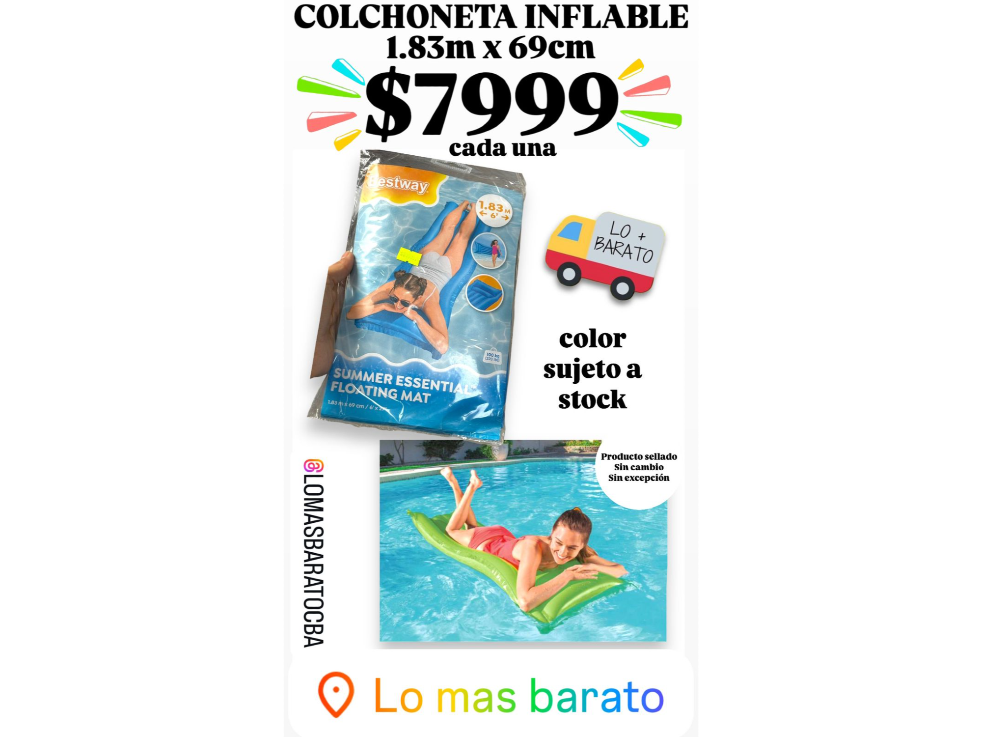 COLCHONETA INFLABLE