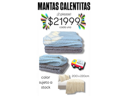 MANTAS 2 PLAZAS