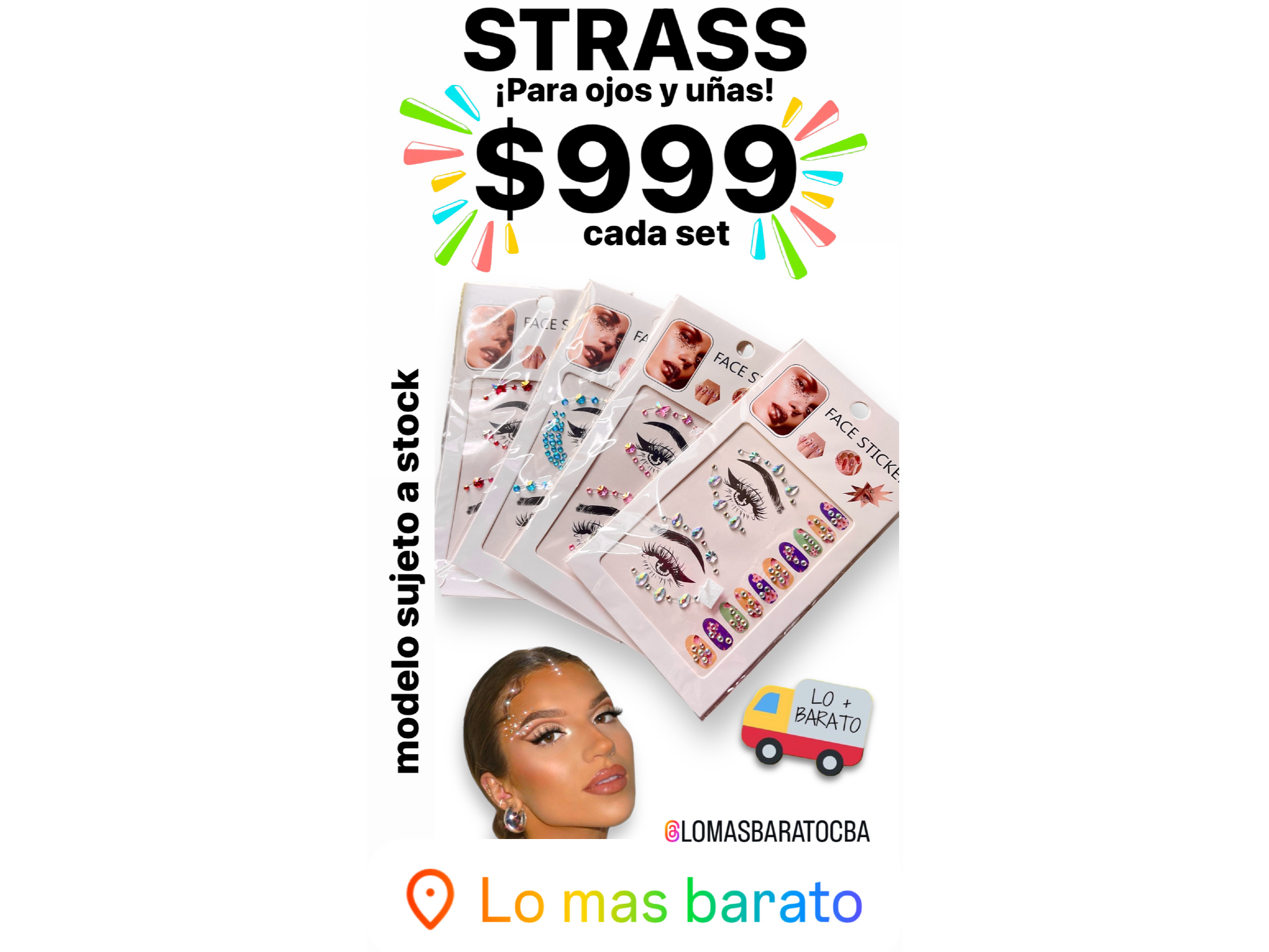 STRASS PARA OJOS Y UÑAS