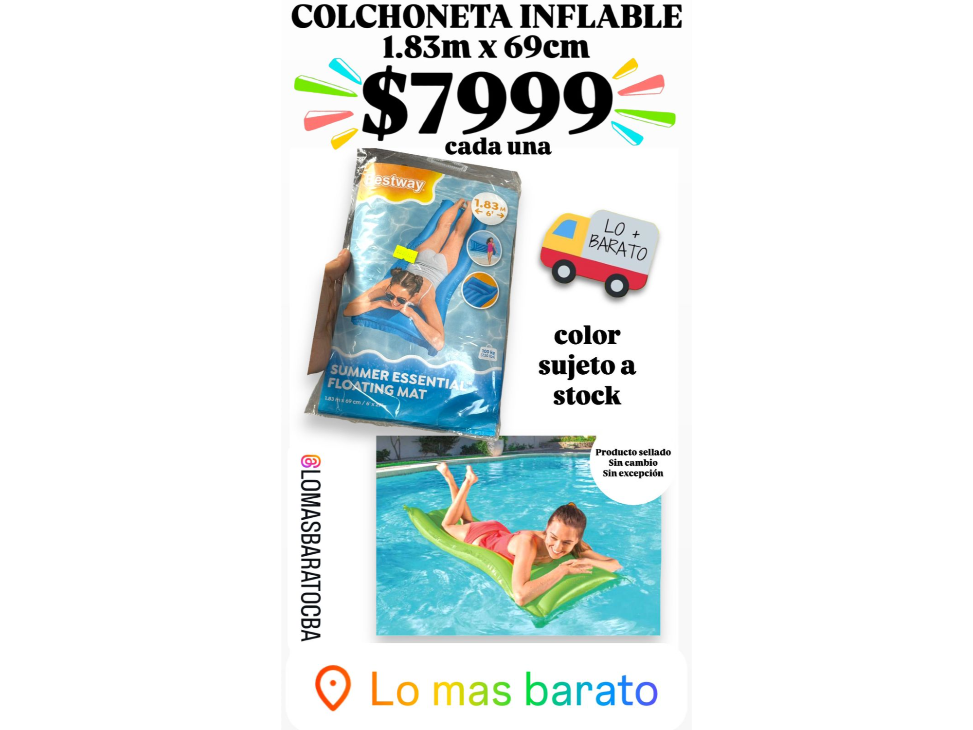 COLCHONETA INFLABLE