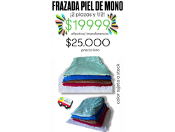 FRAZADA PIEL DE MONO