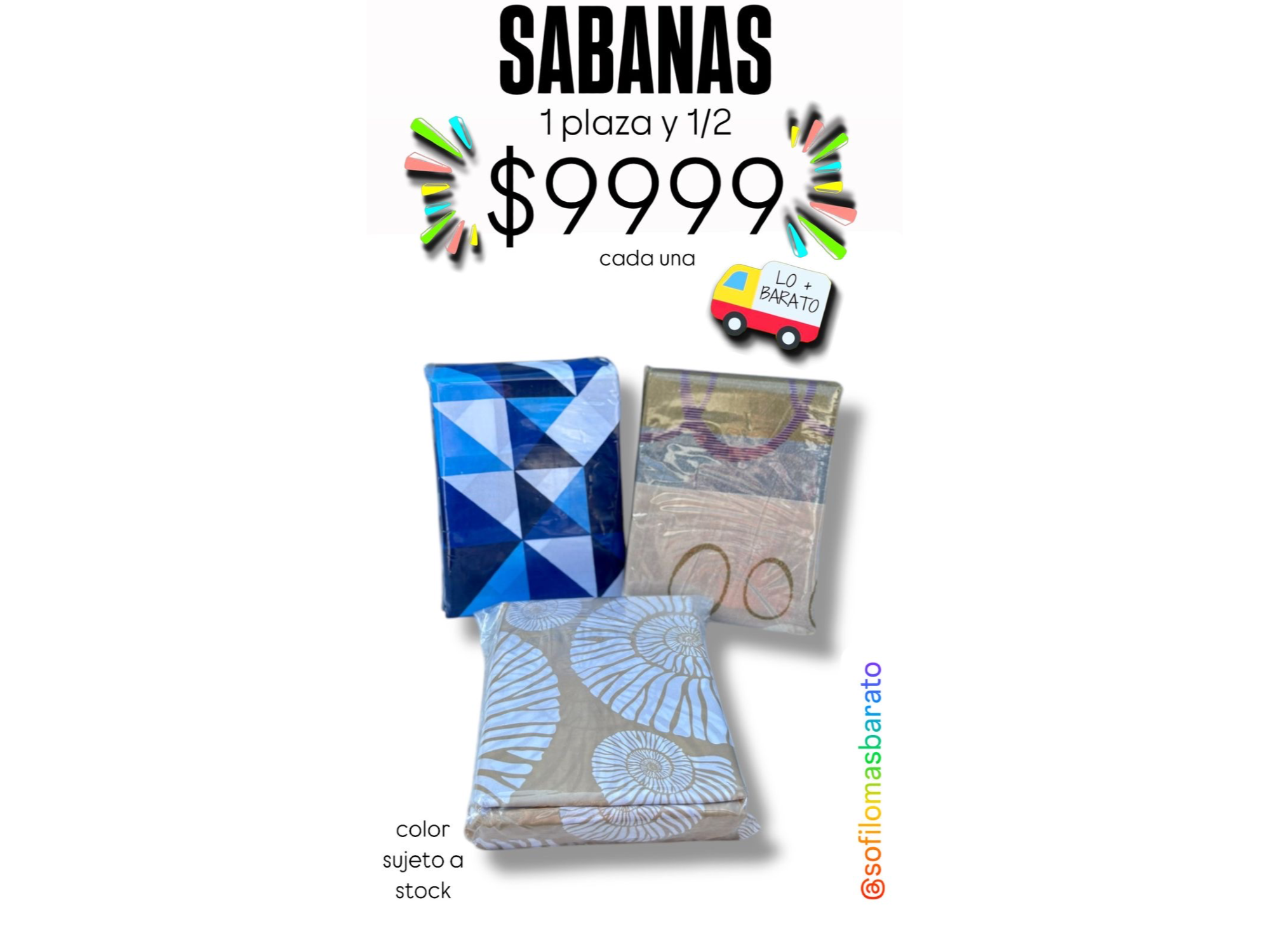 SÁBANAS 1 y 1/2