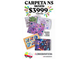 CARPETA N5 DE PLASTICA