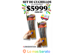 SET DE CUCHILLOS