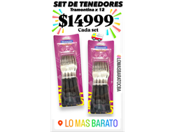 SET DE TENEDORES X12