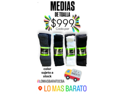 MEDIAS DE TOALLA