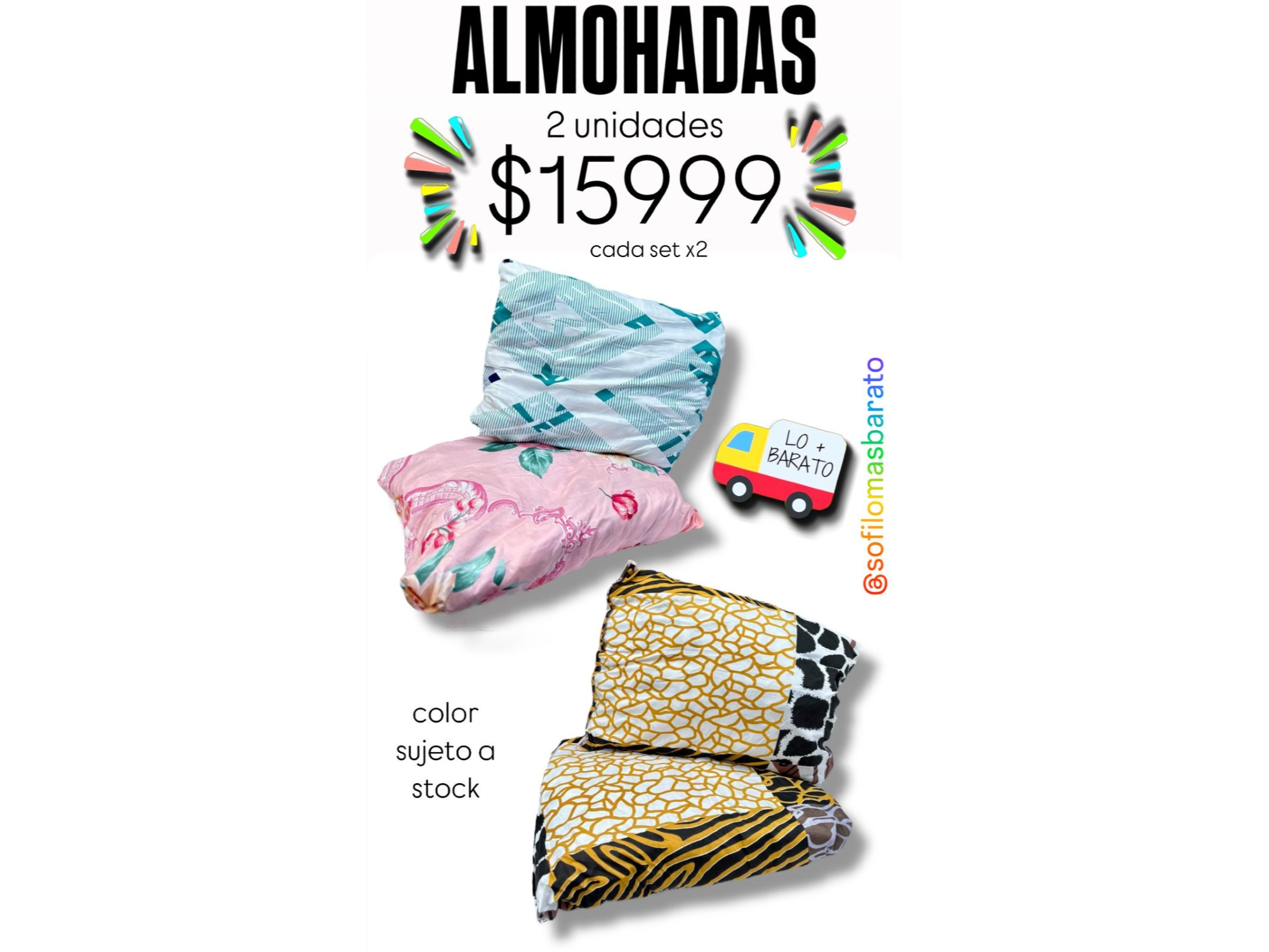 ALMOHADAS X2