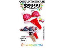 CONJUNTO ENCAJE
