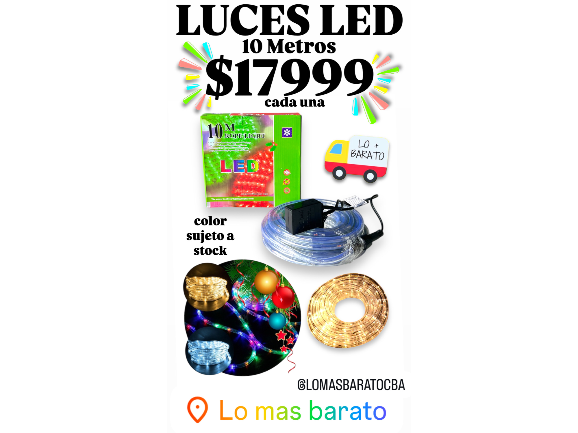 LUCES LED 10 METROS