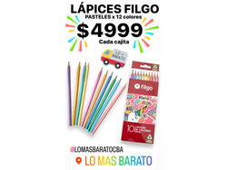 LAPICES FILGO PASTELES X10
