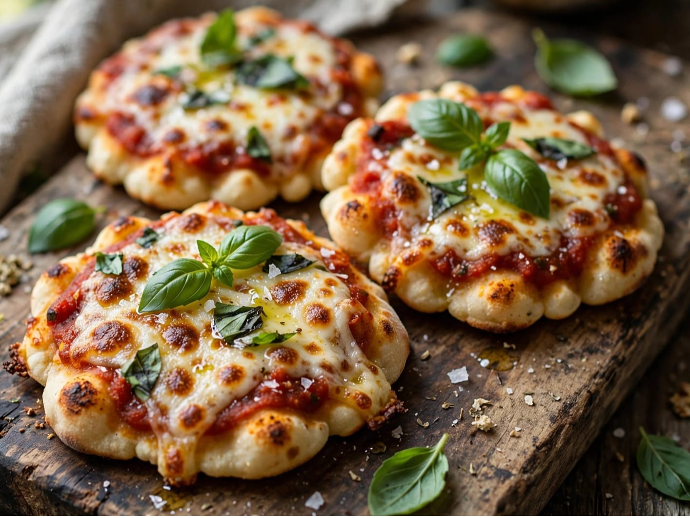 PIZZETAS CASERAS