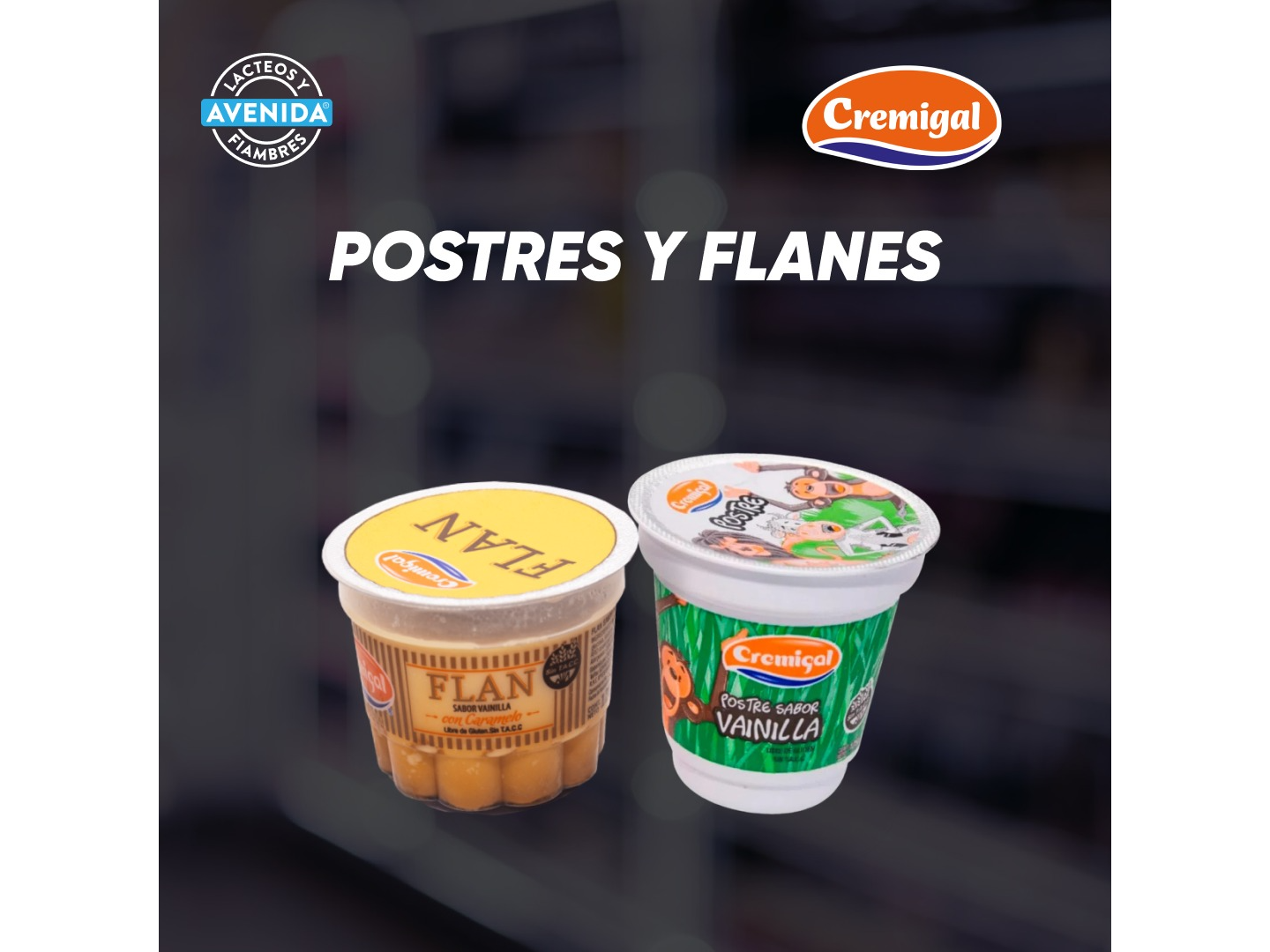 PROMO FLAN Y POSTRE X 3U