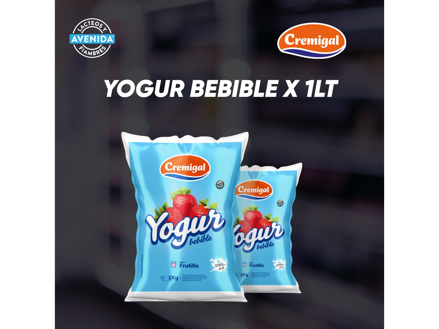 PROMO YOGUR CREMIGAL 1L X3U