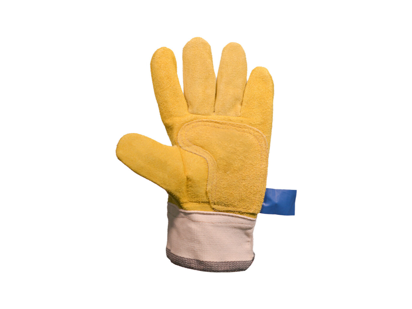 Guante Descarne Amarillo Puño Cto. Tejido. Talle 10. 111125