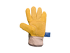 Guante Descarne Amarillo Puño Cto. Tejido. Talle 10. 111125