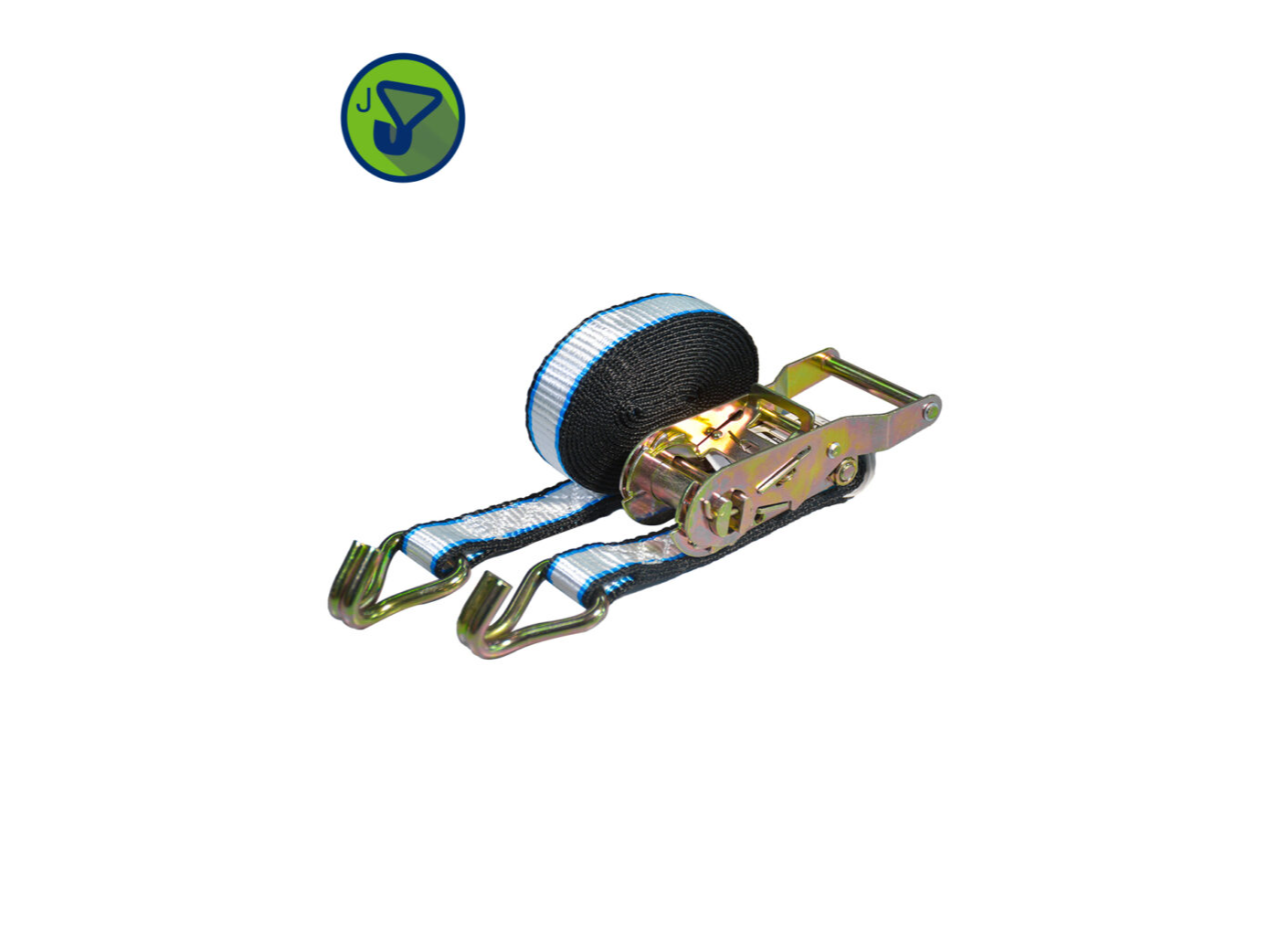 EQUIPO CRIQUET TENSOR 25mm DE ANCHO GANCHO J – 4m CMR 1500 Kg DPT025304J