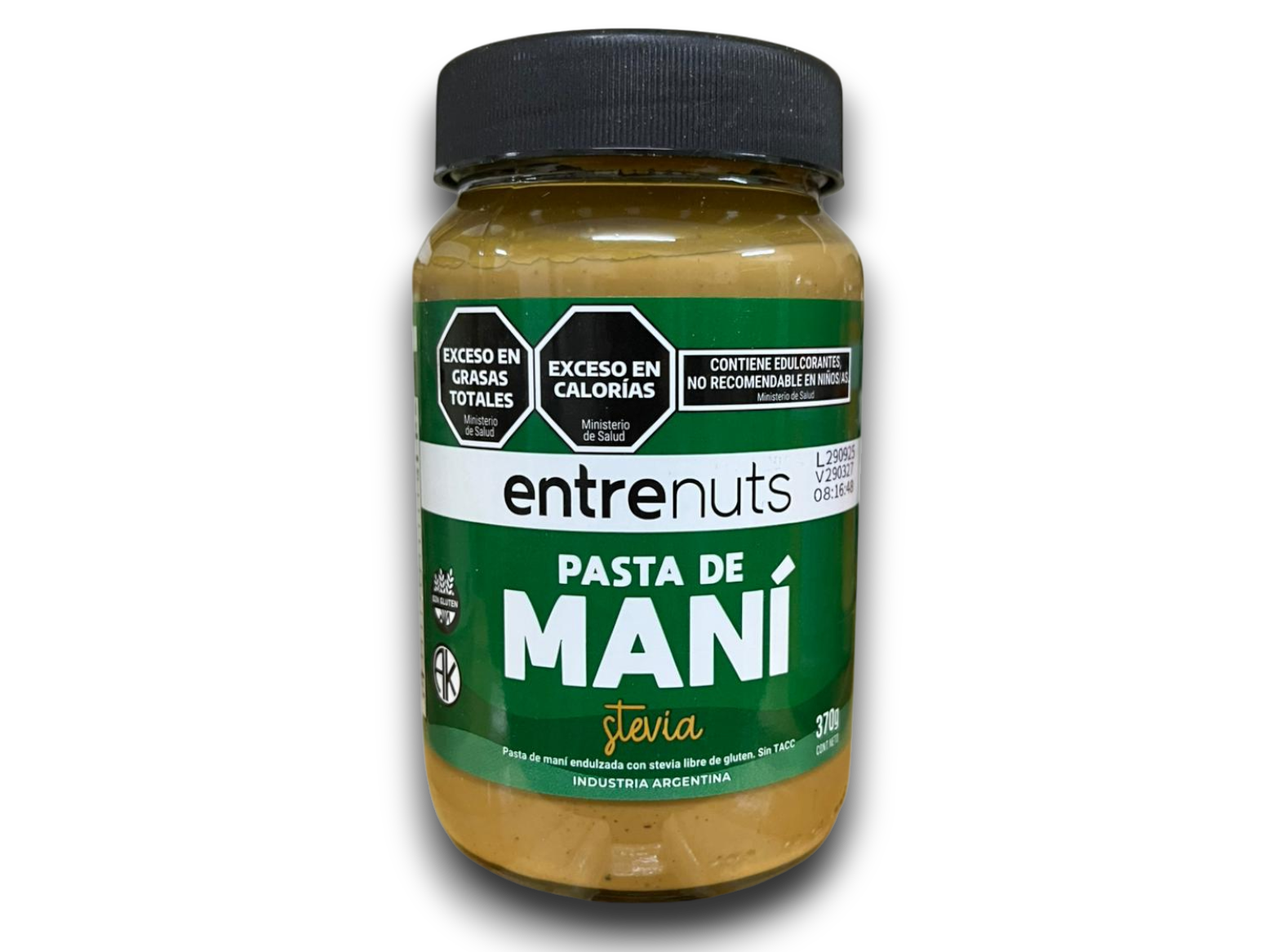 Pasta de Maní Stevia - Entrenuts
