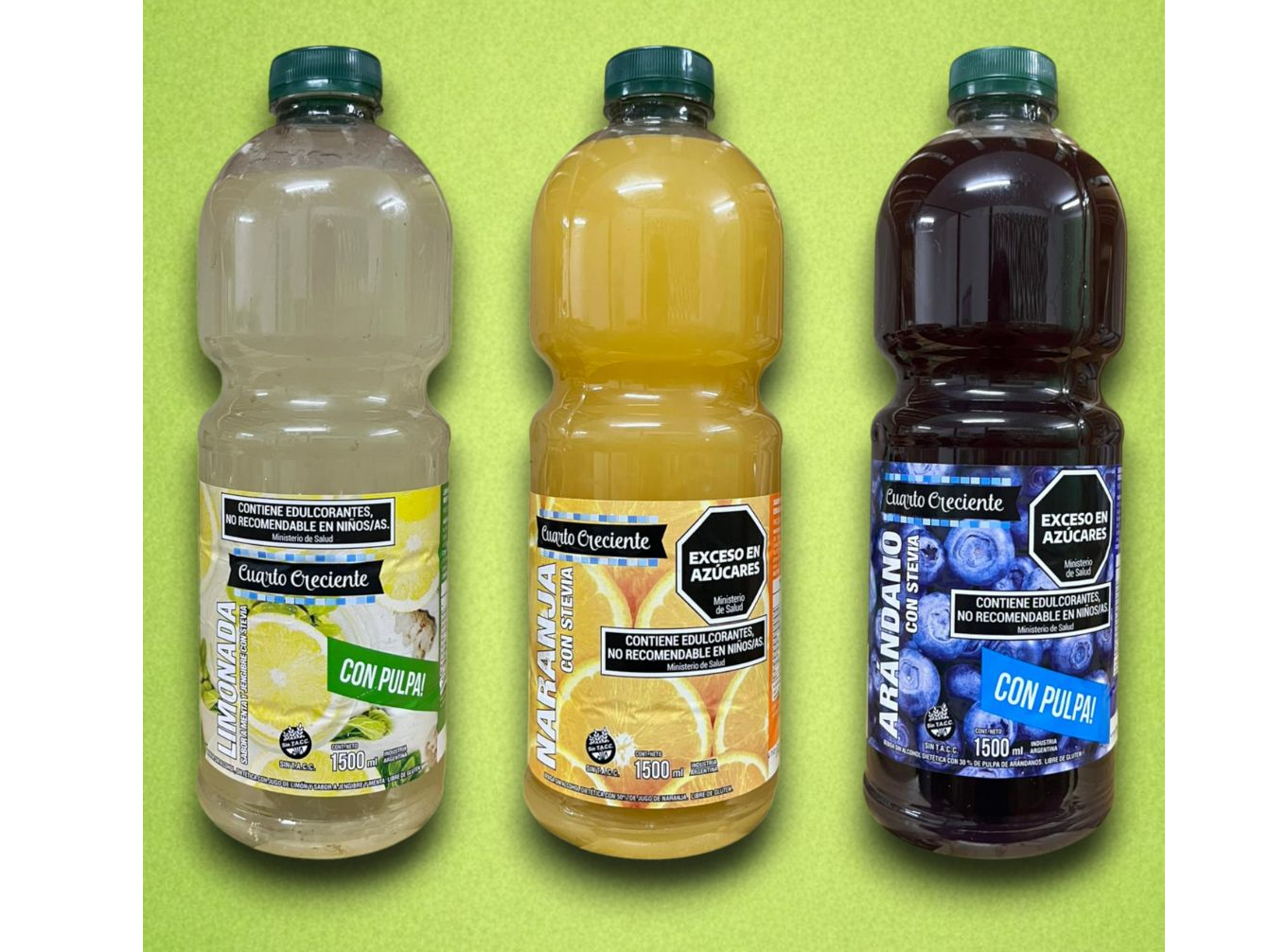 Jugos frutales - Cuarto Creciente