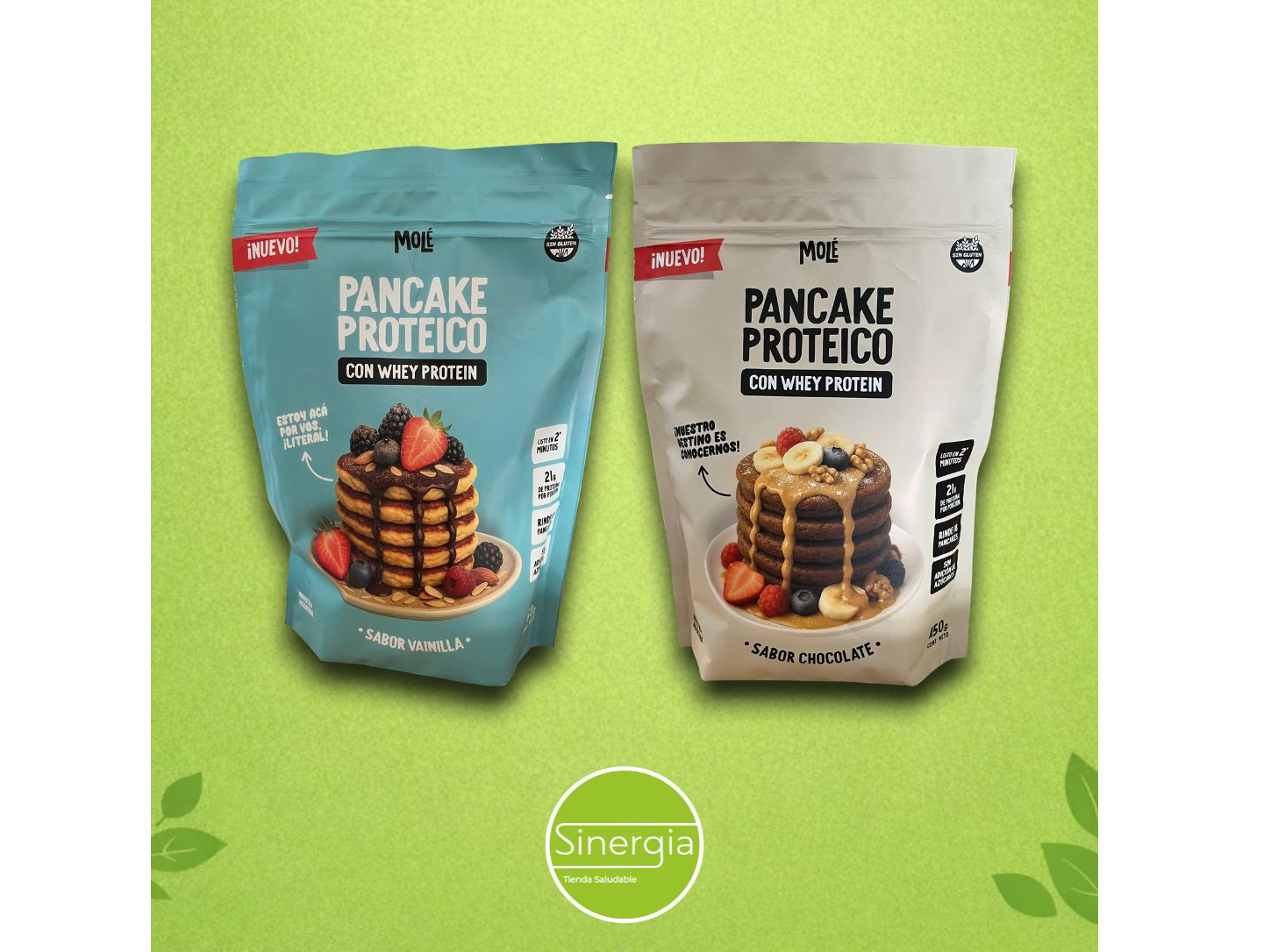 Pancakes proteicos - Molé