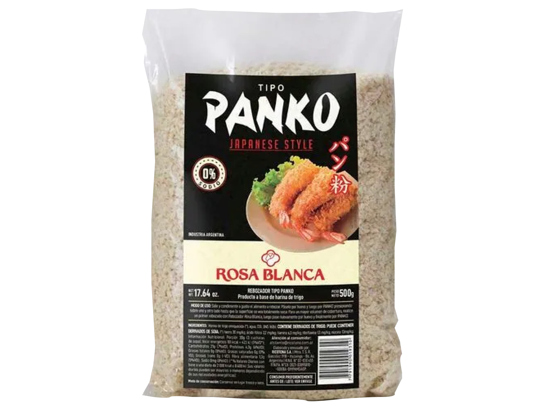 CRUJIENTE TIPO PANKO MIX ( natural/color) X 3,5 Kgrs de milar