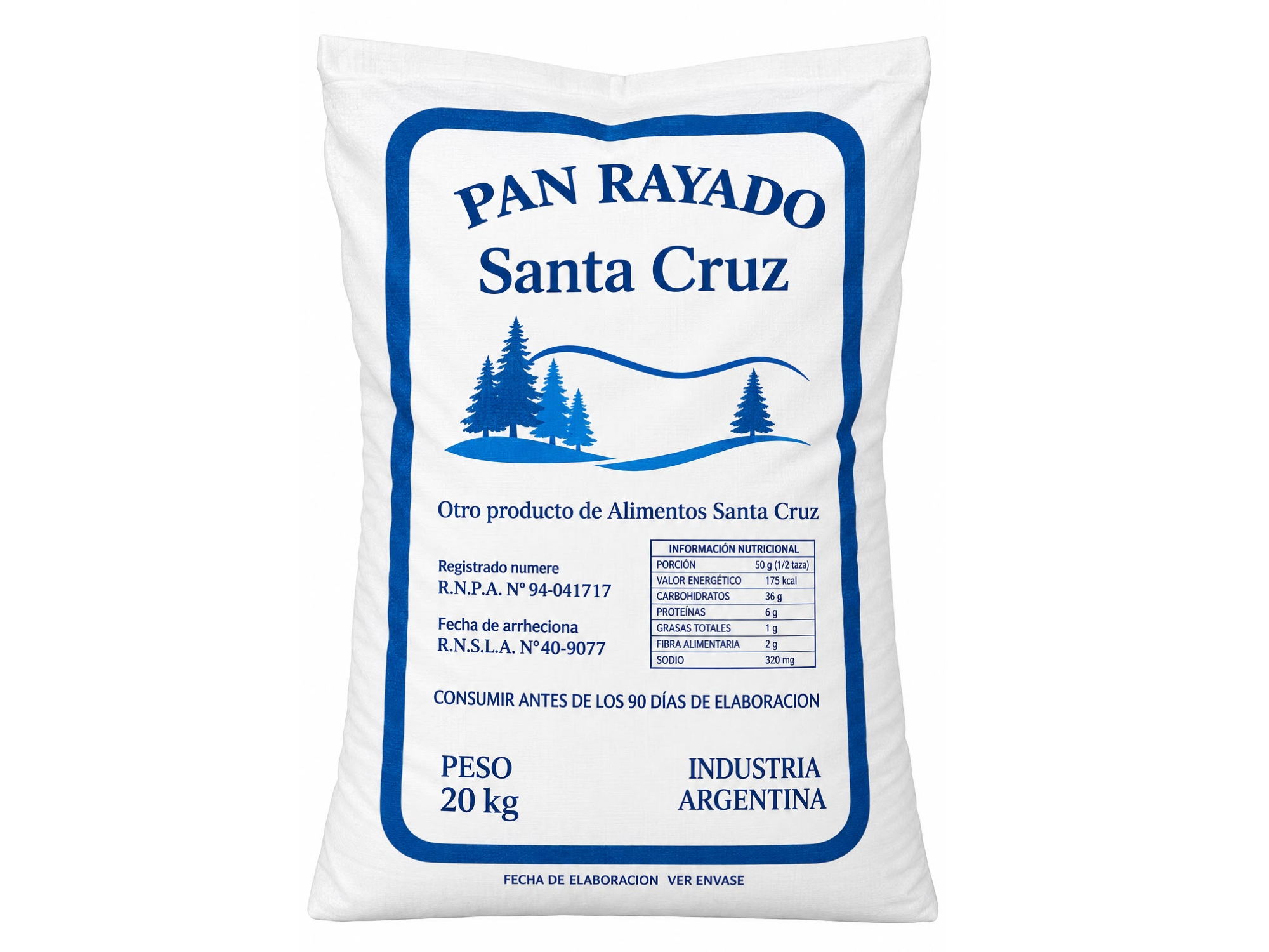 PAN RALLADO SANTA CRUZ X 20 Kgrs