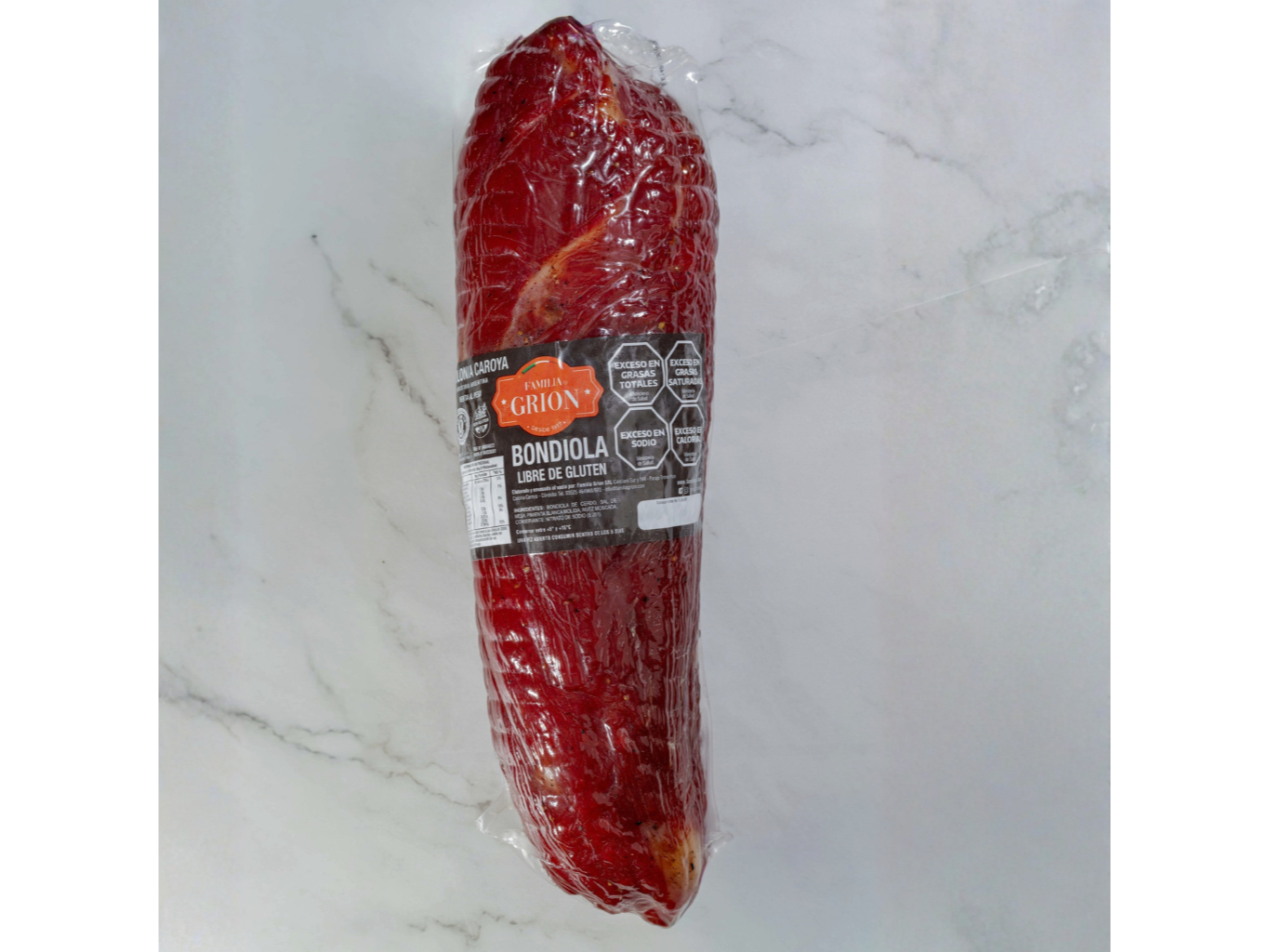 BONDIOLA "SUAVE" ENVASADA AL VACIO - GRION - (peso aprox, 1,4 Kg)