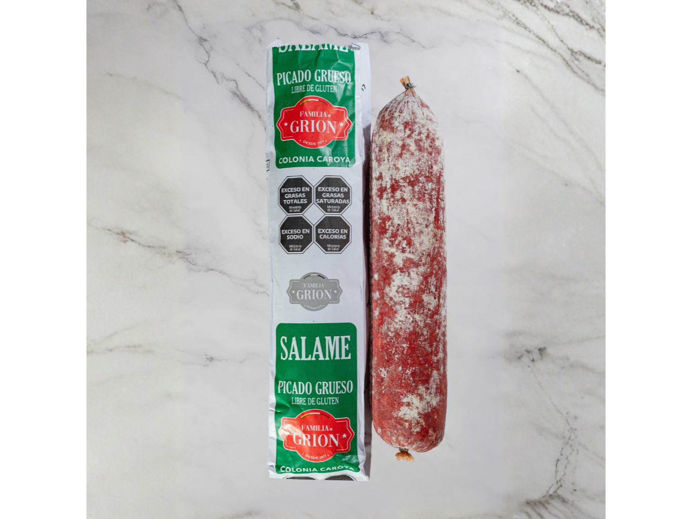 SALAME CRESPON - GRION - (peso aprox, 1,6 Kg)