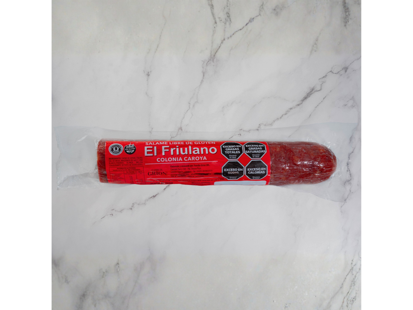 SALAME FRIULANO AL VACIO (peso aprox 350 gr)