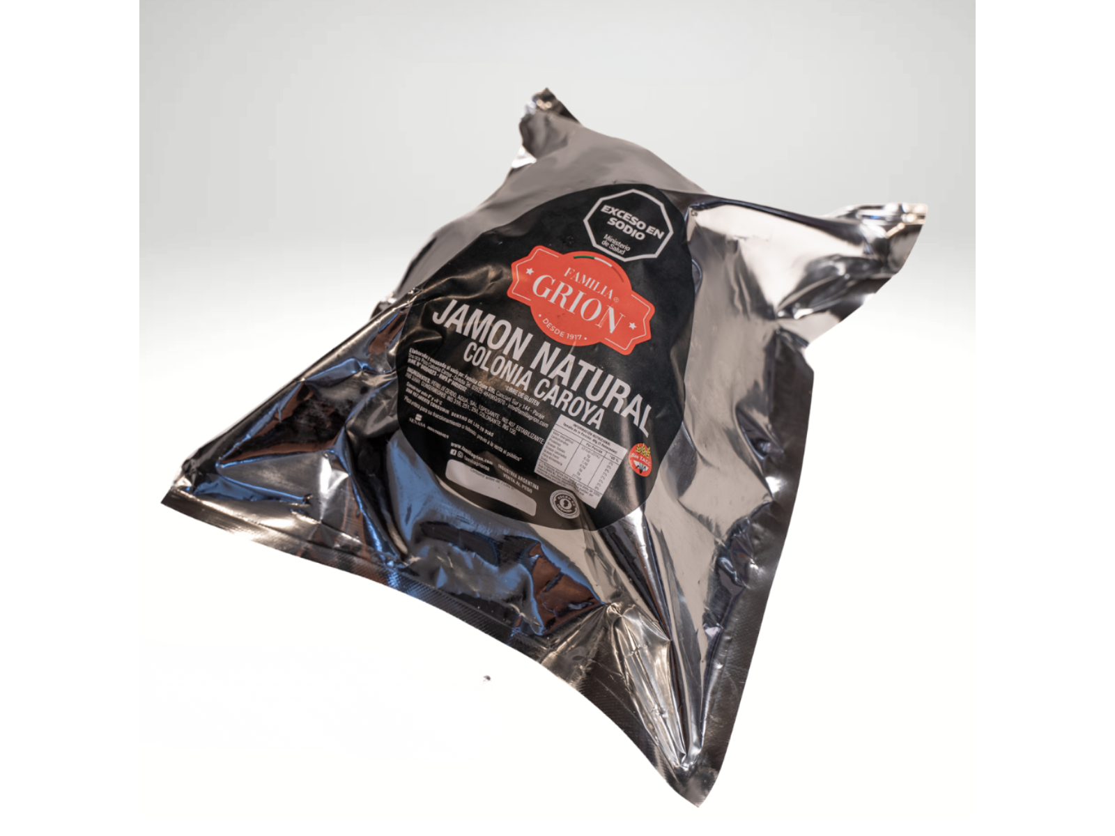 JAMON COCIDO NATURAL - GRION - (peso aprox, 4 Kg)