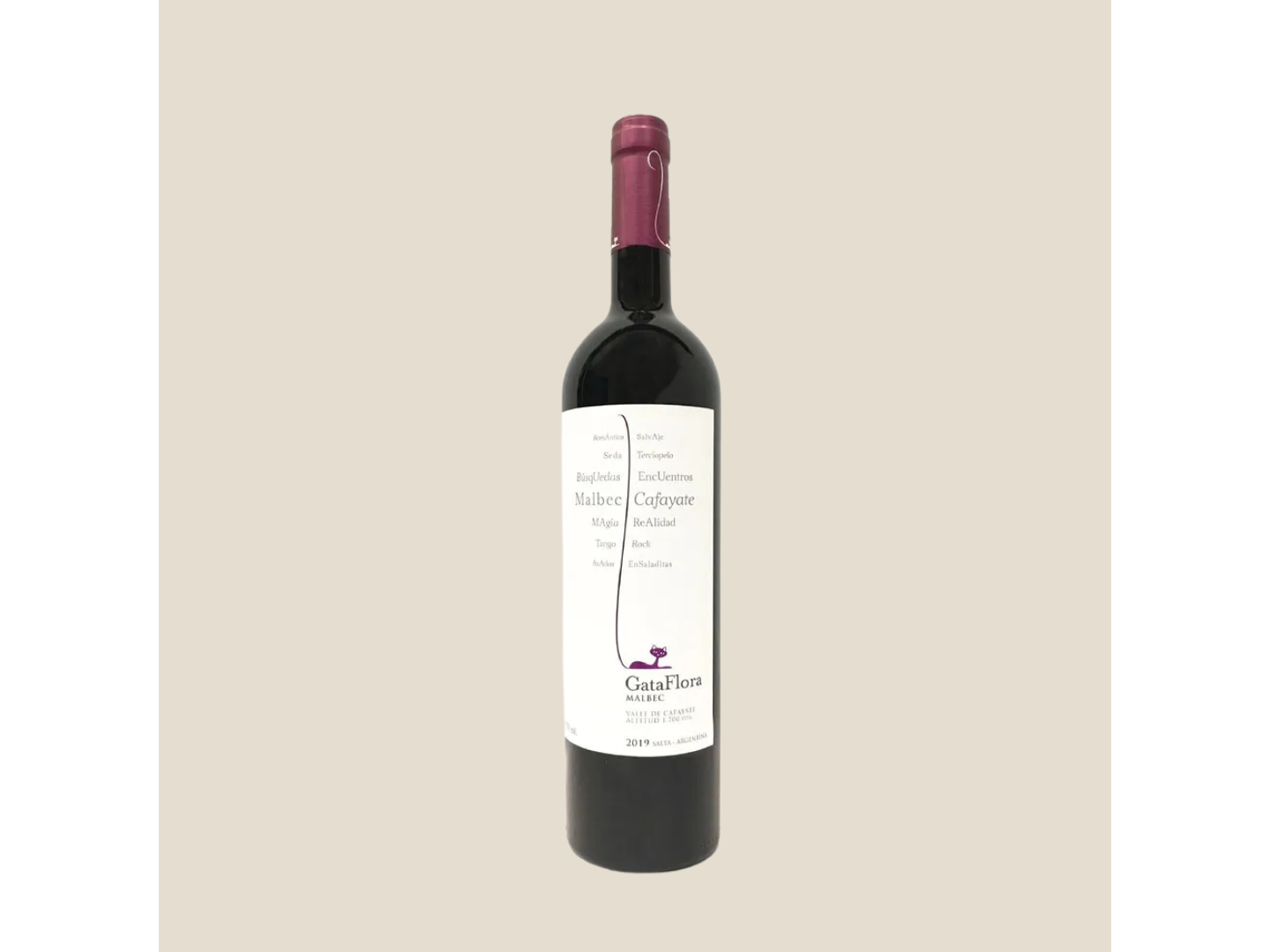 GATA FLORA MALBEC 750 cc