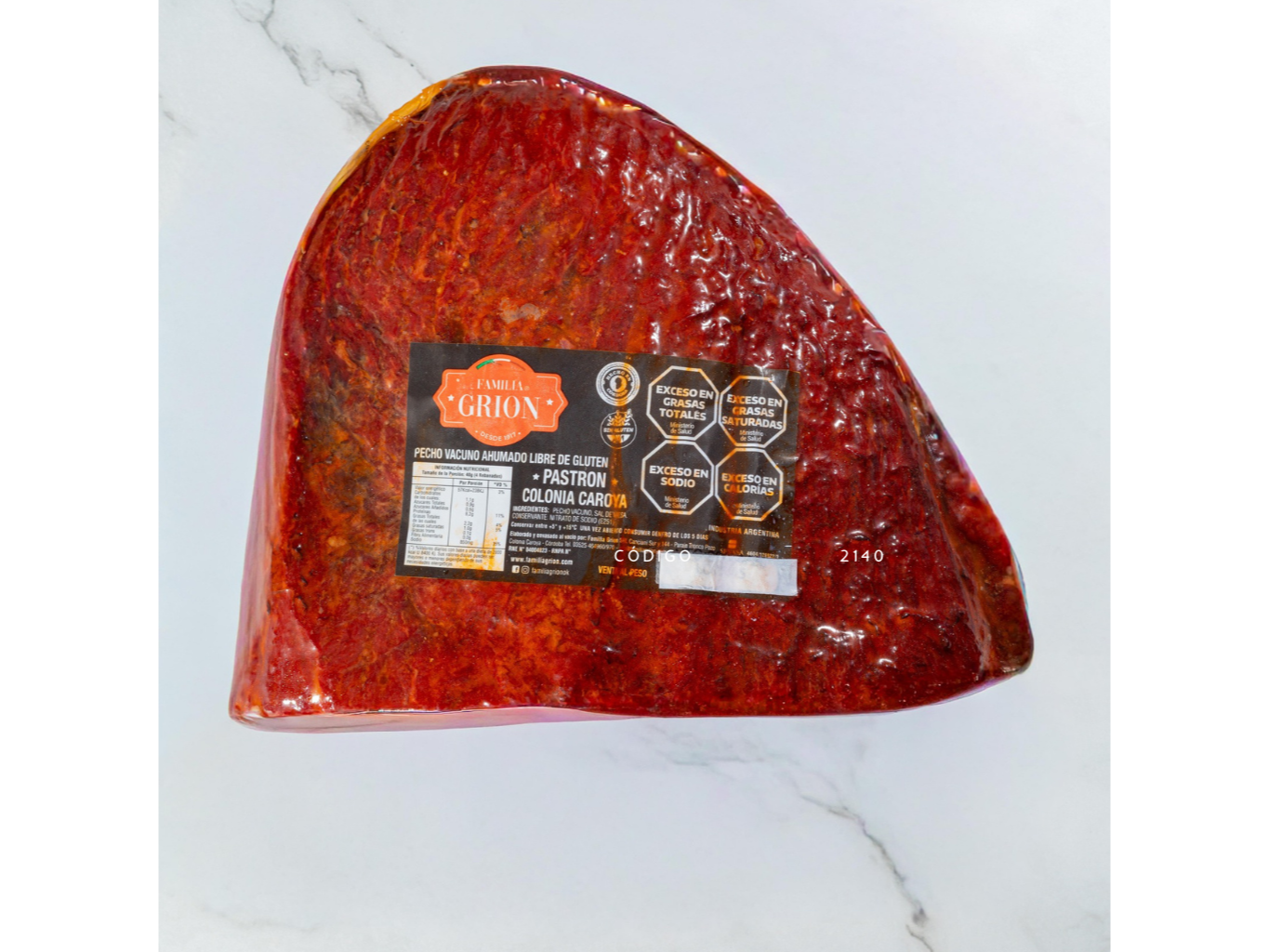 PASTRON AL PIMENTON - (peso aprox 1 kg)