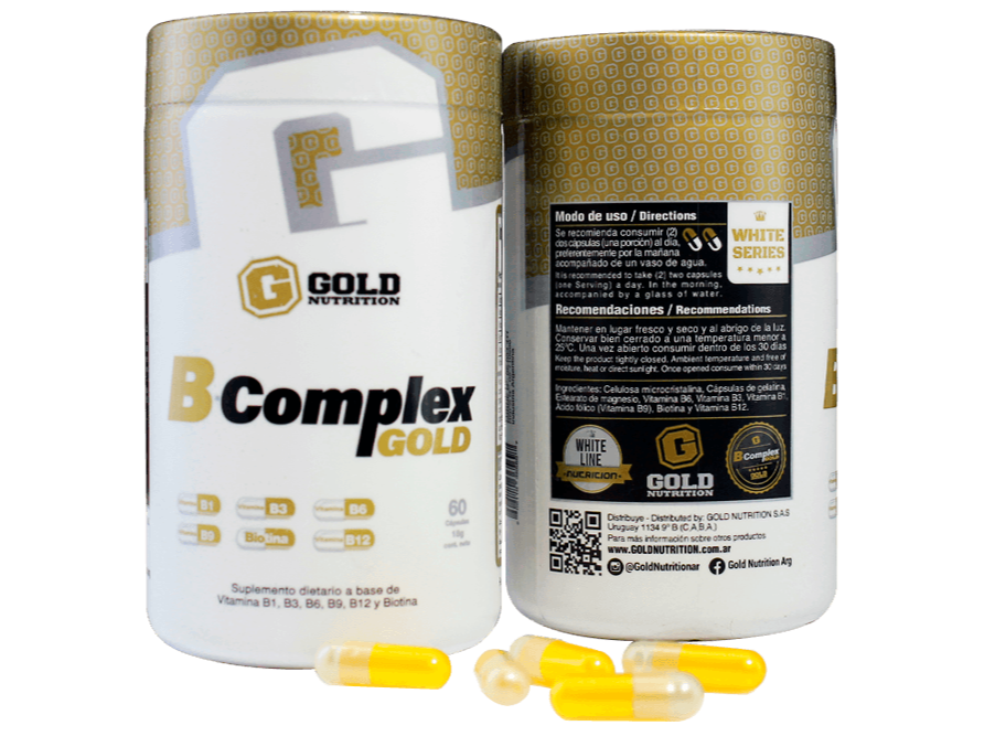 GOLD NUTRITION – COMPLEX B 60CAPS