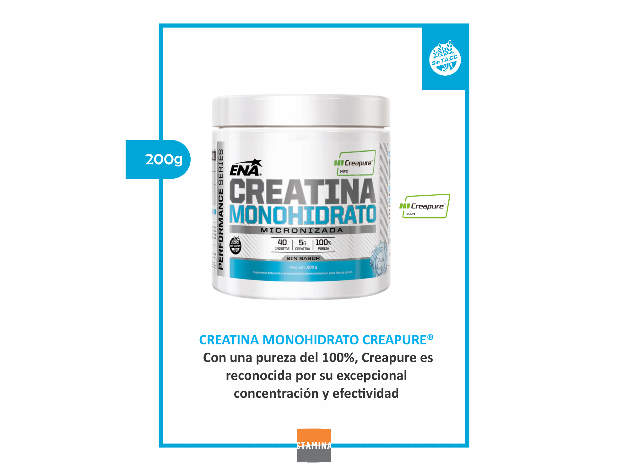 CREATINA ENA NEUTRA CREAPURE 200 GR