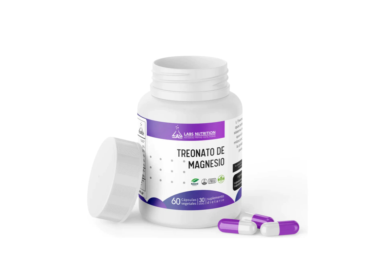 Treonato de Magnesio- 60 capsulas