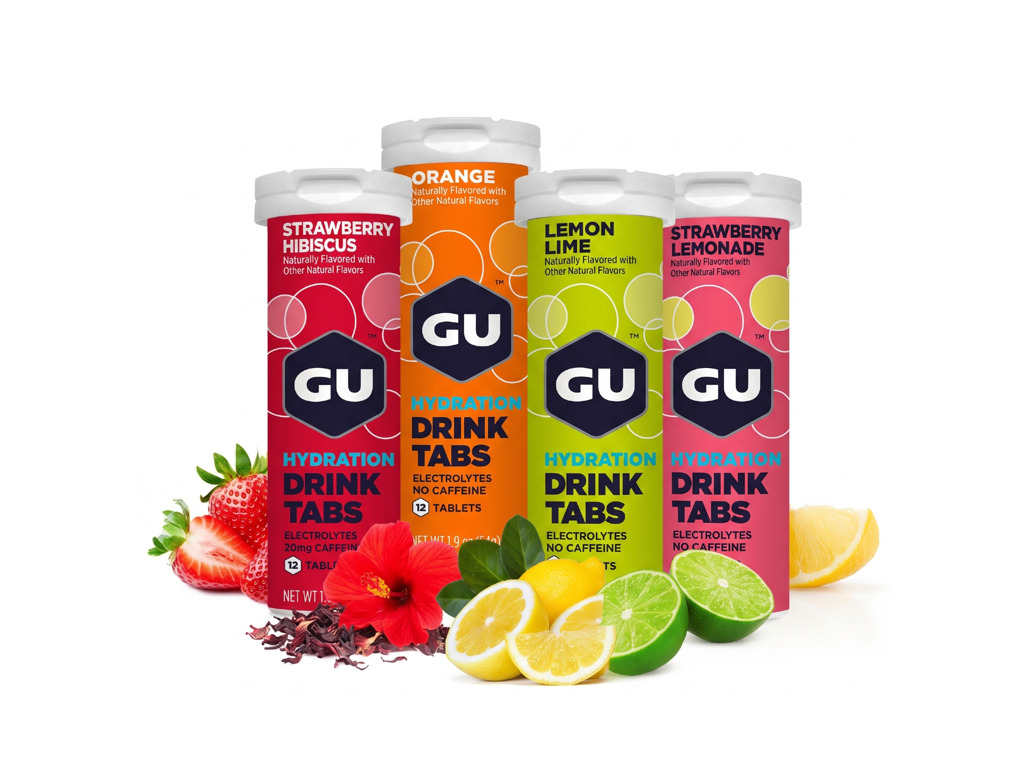 Tableta electrolítica efervescente- Gu Energy Tabs 12 unidades