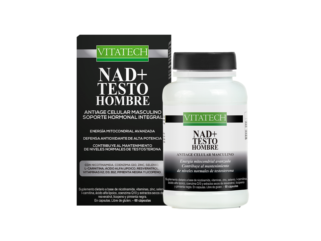 NAD+ Testo Hombre