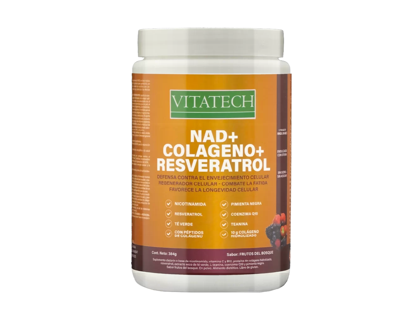 NAD + COLAGENO + RESVERATROL 384G VITATECH