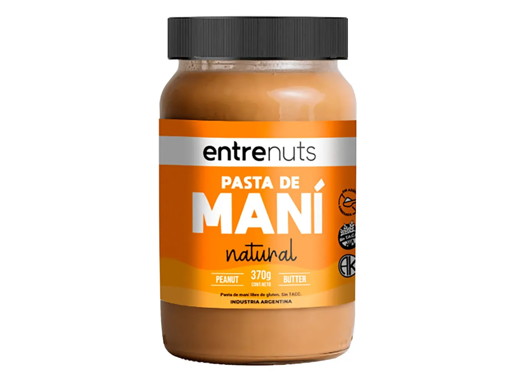 Pasta de Mani Natural x 370g – Entrenuts