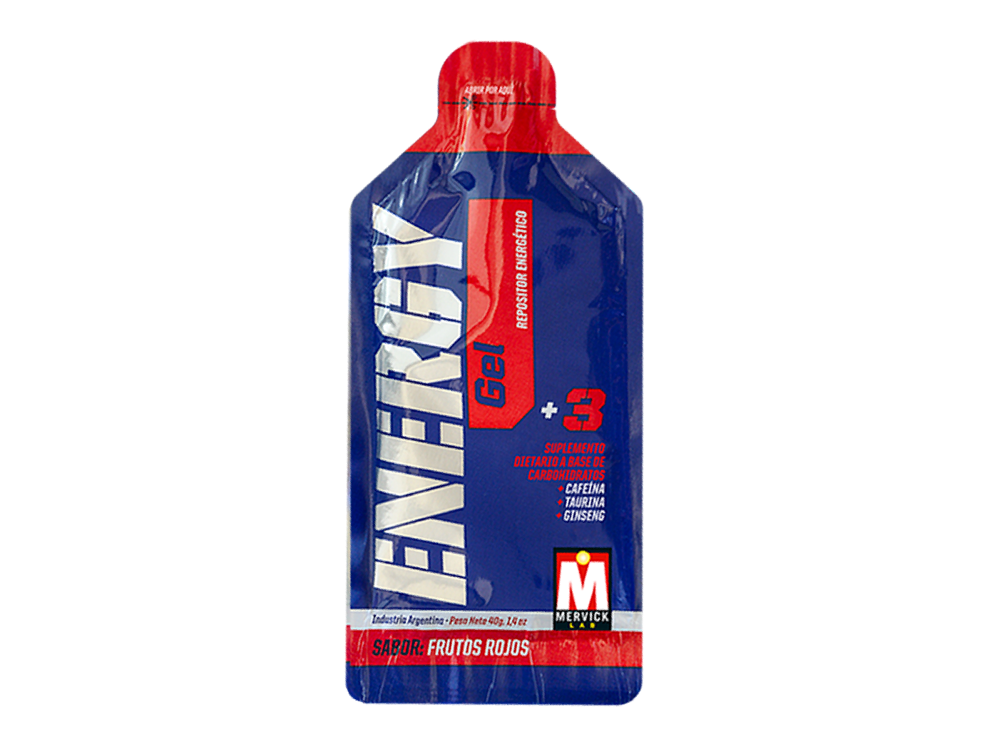 MERVICK – ENERGY GEL 40GR UNIDAD