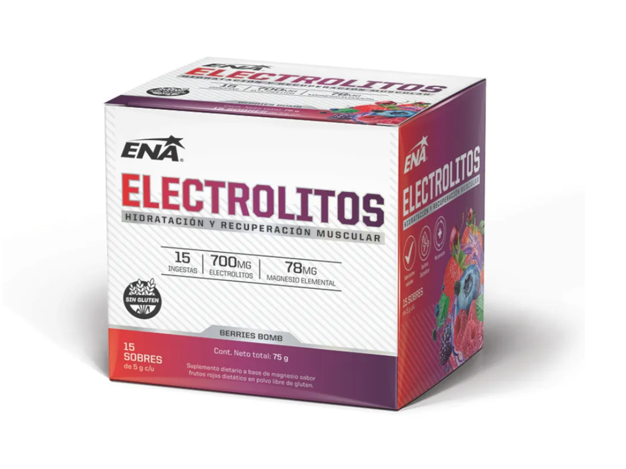 ENA – ELECTROLITOS DISPLAY X 15 SOBRES