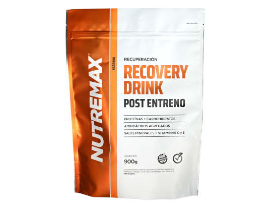 NUTREMAX – RECOVERY Drink Doypack x 900 gr (rinde 15 serv)