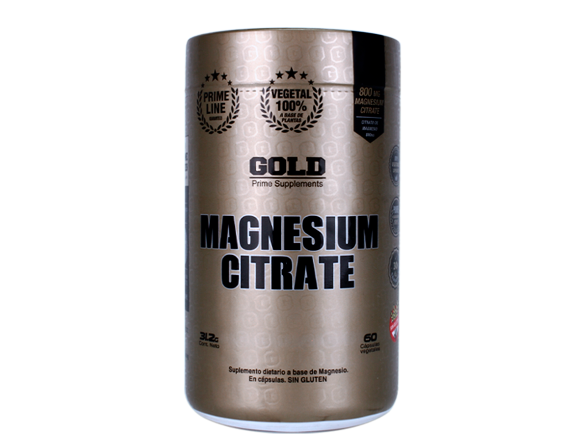 GOLD NUTRITION – MAGNESIUM CITRATE 60CAPS