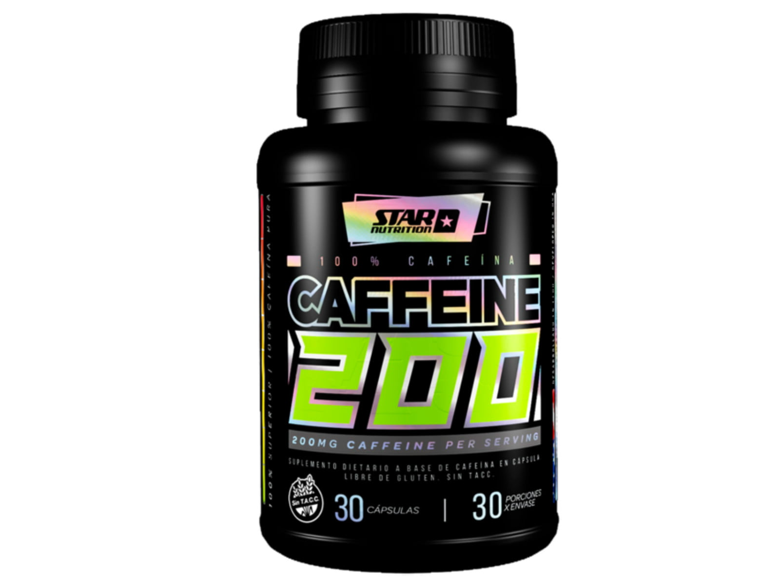 STAR NUTRITION - Caffeine 200 - 30 Cápsulas