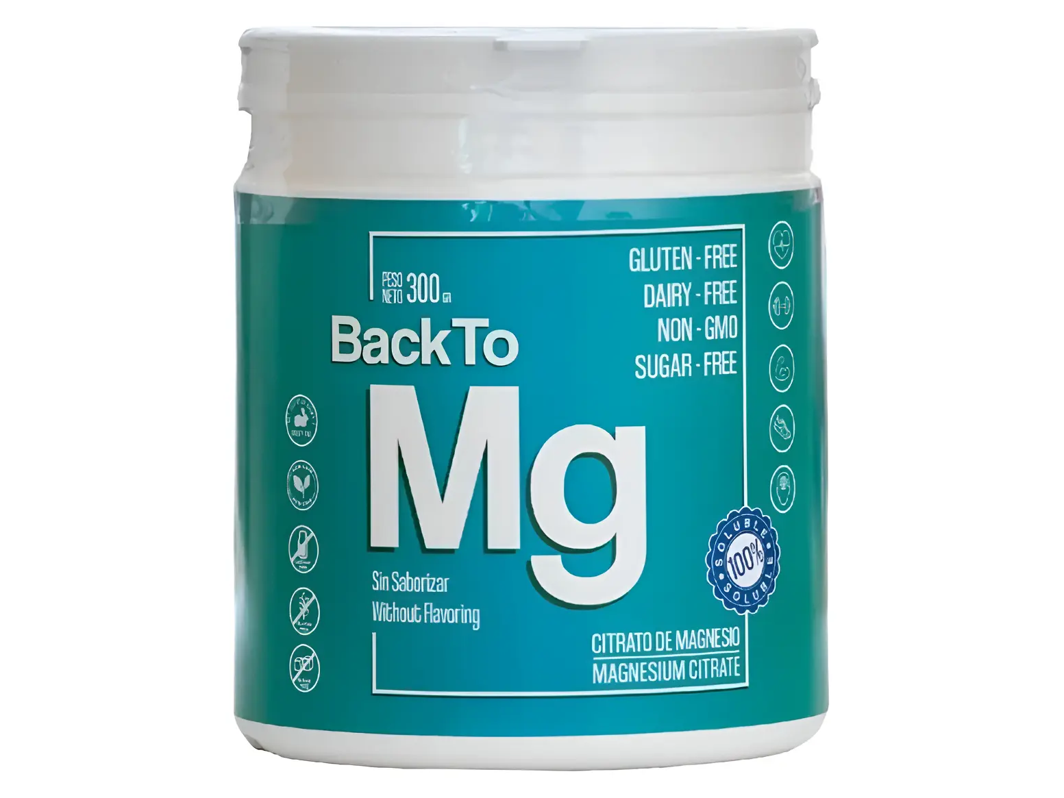 Back To Mg Citrato De Magnesio X300g