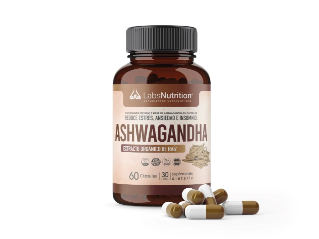 Ashwagandha 100% Pura- 60 capsulas