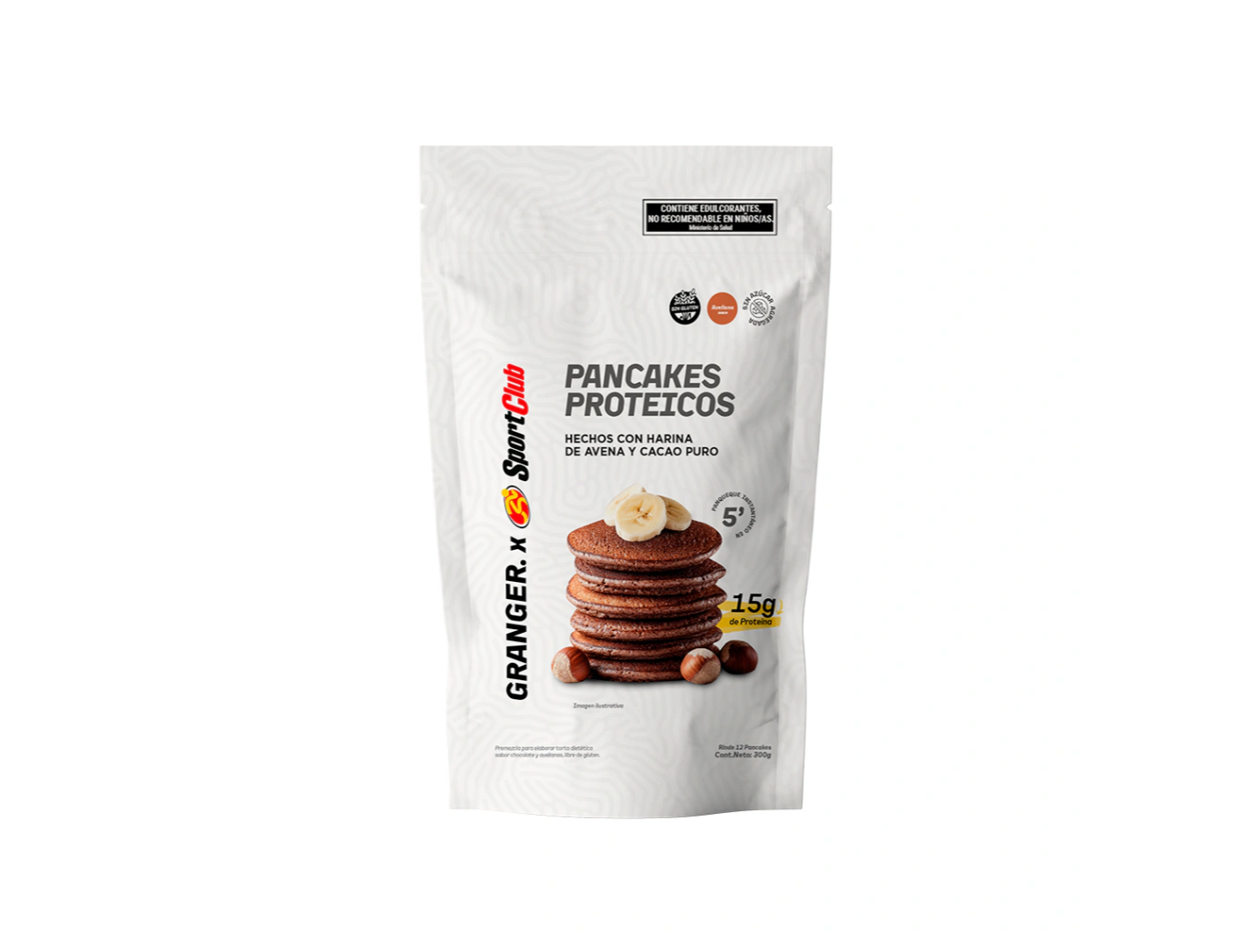 Pancake Proteico Sport Club Sabor Avellana