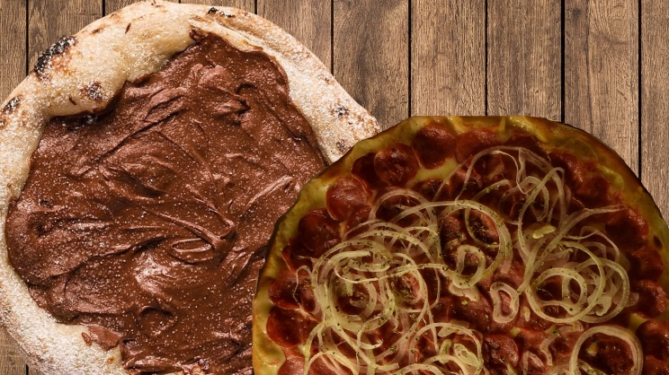 PROMOCIÓN 1 Pizza Calabresa + 1 Pizza Dulce