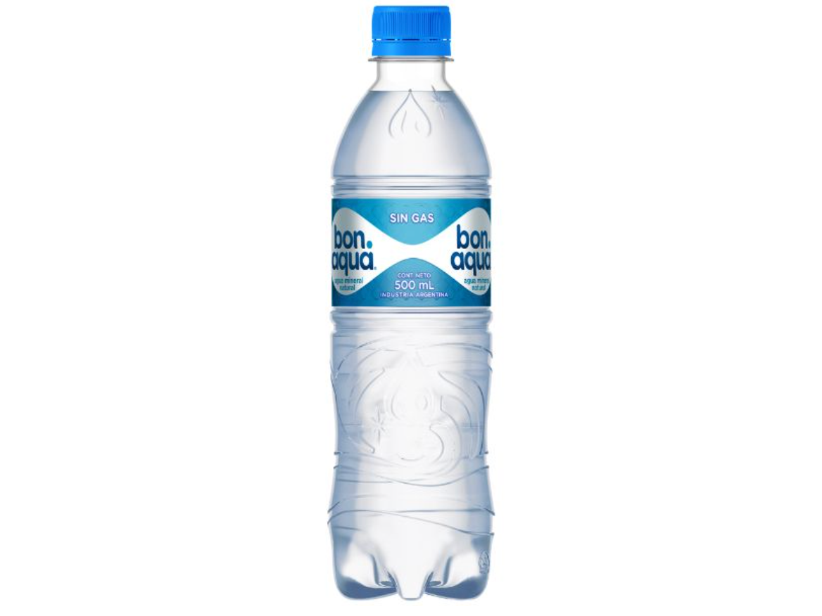 Agua sin gas