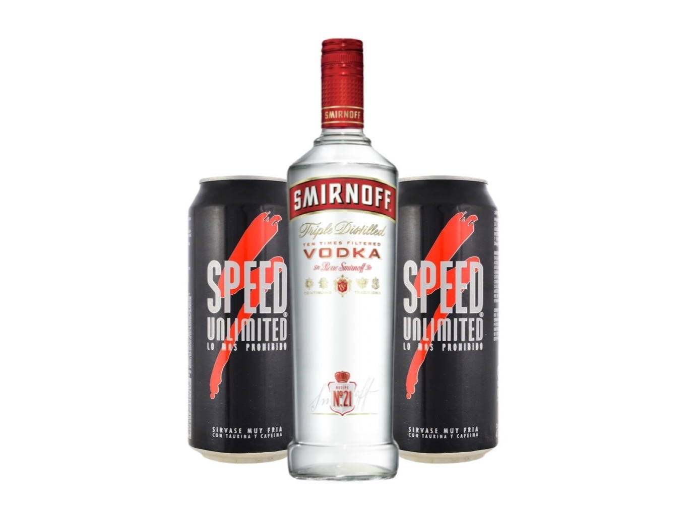 Smirnoff Clásico + 2 Speed XL 500ml