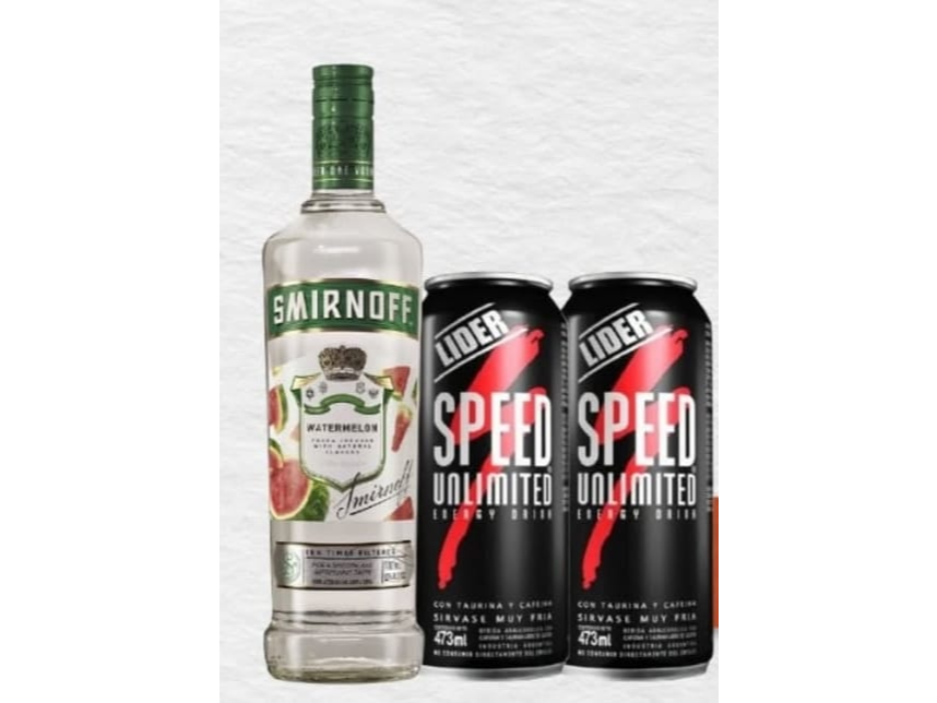 Smirnoff Saborizado + 2 Speed XK 500ml